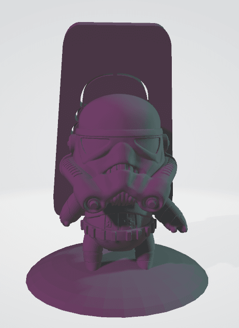 Download STL file Star Wars - Stormtrooper - Cellular Holder • 3D ...
